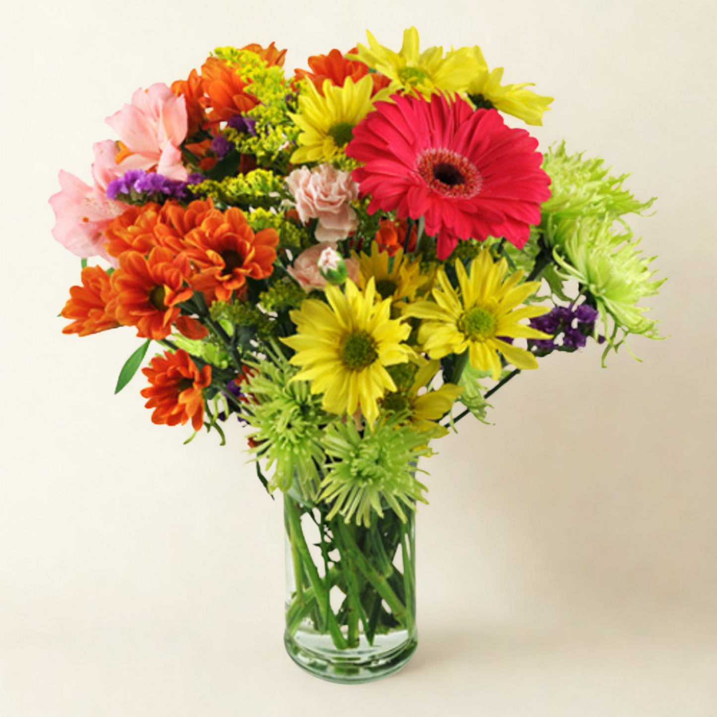 De cristal: Flores silvestres surtidas