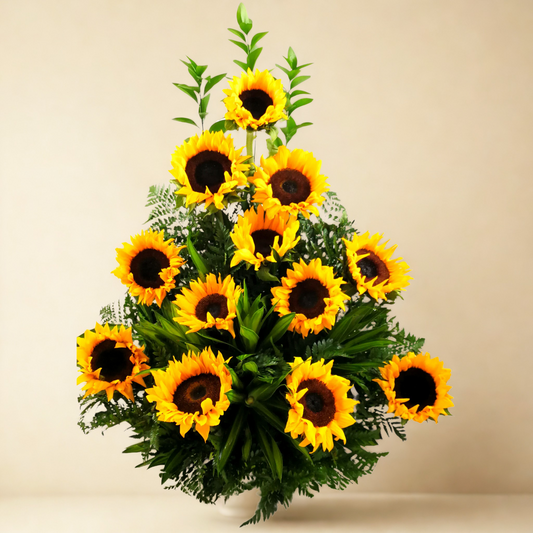 Hermoso e imponente arreglo floral de Girasoles 