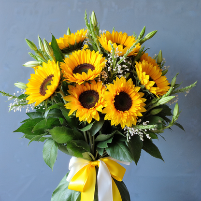 Girasoles - Ramo Premium (6, 12 o 18 Varas)