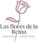 Logo florería las flores de la reina
